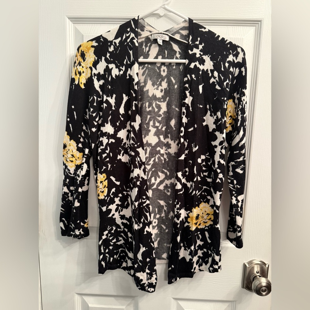 Cache Vintage Floral Cardigan